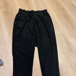 Silk blend pants